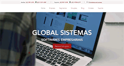 Desktop Screenshot of globalsistemas.com.br